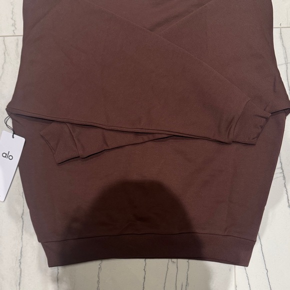 ALO Yoga- Limited Brownstone Women’s Crewneck Sweatshirt - Small (Brand New) - Picture 16 of 16